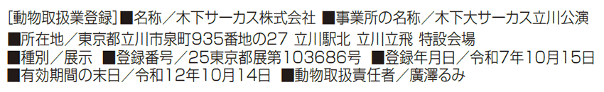 動物取扱業登録